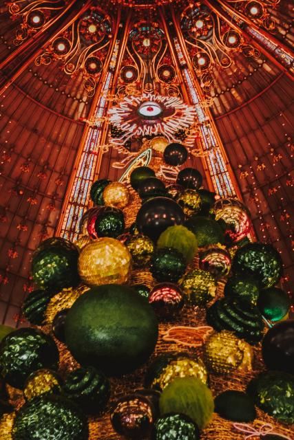 The Christmas Magic at the Galeries Lafayette